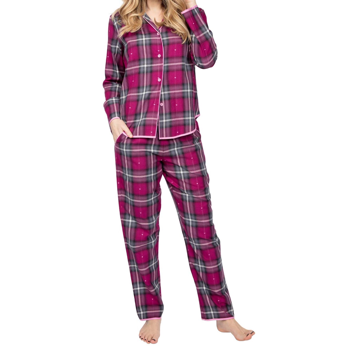 Natasha Dobby Check Pyjama Set