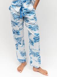 Donna White Santorini Pyjama Pant 0232