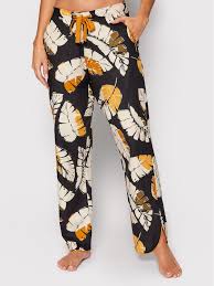 Annie Black print pant pyjama set 4923/4914