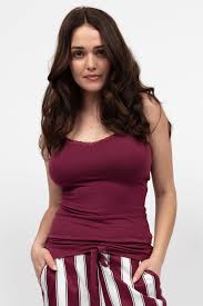 Yasmin Wine Support Cami 5089