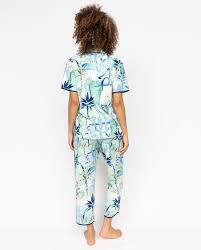 Harriet Cream Water Color Printed PJ Set 0718/0719