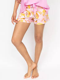 Betsy Pink Banana Print PJ Shorty Set 0782/0785