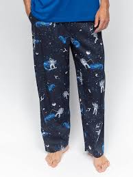 Aldrin Navy Astronaut Print Pyjama Bottom 6972