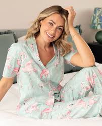 Mint Flamingo Pyjama Set 5312
