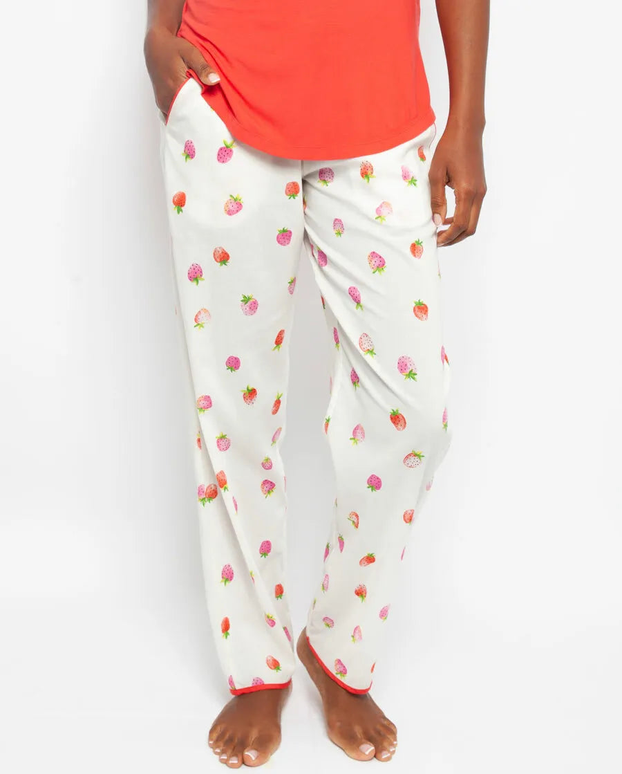 Sophia Strawberry Print Pyjama Pant