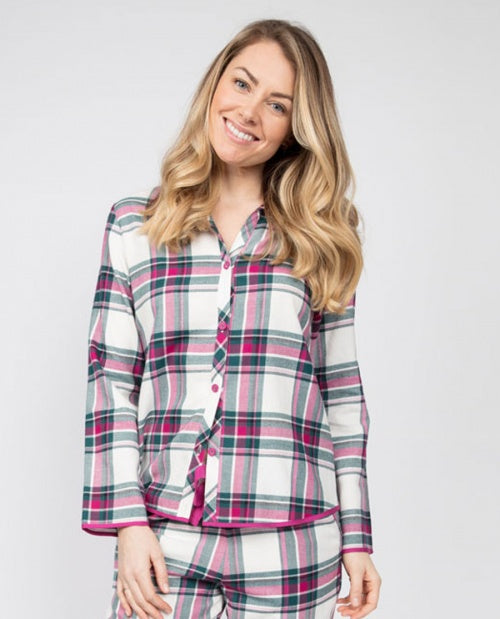 Penny Brushed Check Pyjama Set