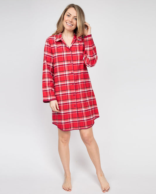 Robyn Flannel Check Nightshirt