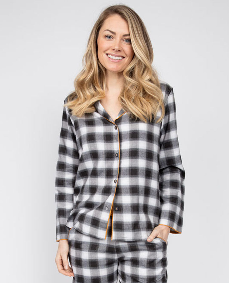 Annie Brushed Check Pyjama Set #4993/4994